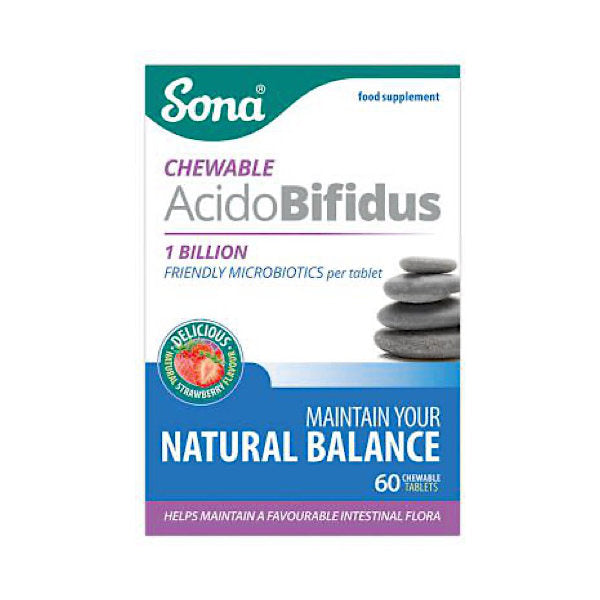Sona Acidobifidus Tablets Chewable 60 Pack
