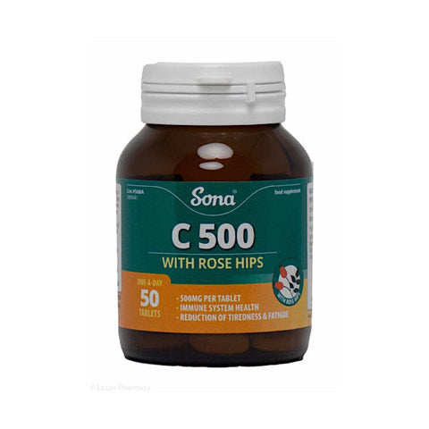 Sona Vitamin C500 Tablets 50 Pack