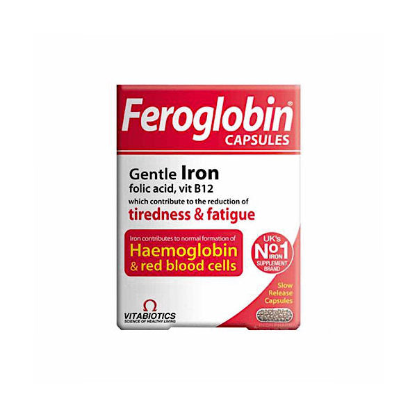 Vitabiotics Feroglobin B12 Capsules 30 Pack