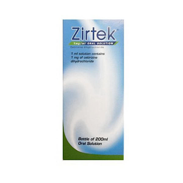 Zirtek Oral Solution 1mg/1ml 200ml